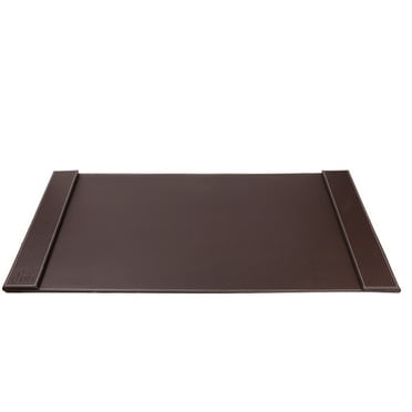 SUM Edge Series Hard Surface Stationary Vegan Leather Office Table top Desk Pad 34 x 20 for Desktops or Laptops