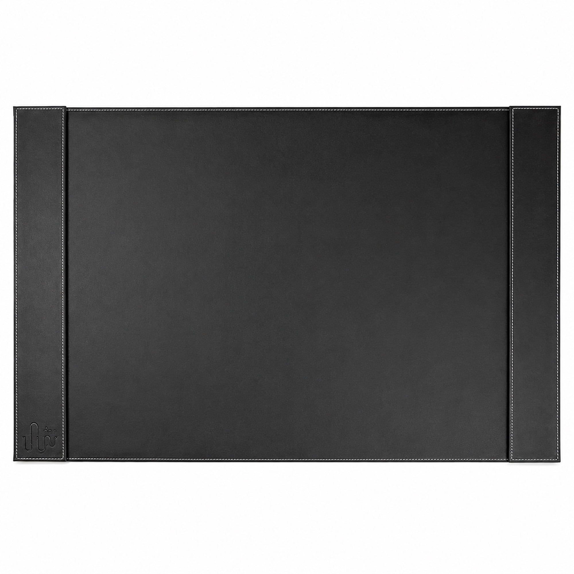 SUM Edge Series Vegan Leather Desk Pad, Hard Surface with Side