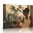 thumbnail image 1 of SUMAAFU Indoor Plants Canvas Print Wall Art Ready To Hang Home Decor 20x16in, 1 of 6