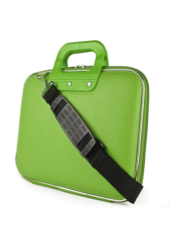 SUMACLIFE Cady Universal Tablet, eReader, Netbook, Laptop Hard Faux Leather Carrying / Shoulder Suit Case fits 13, 13.3, 14, 14.1 inch