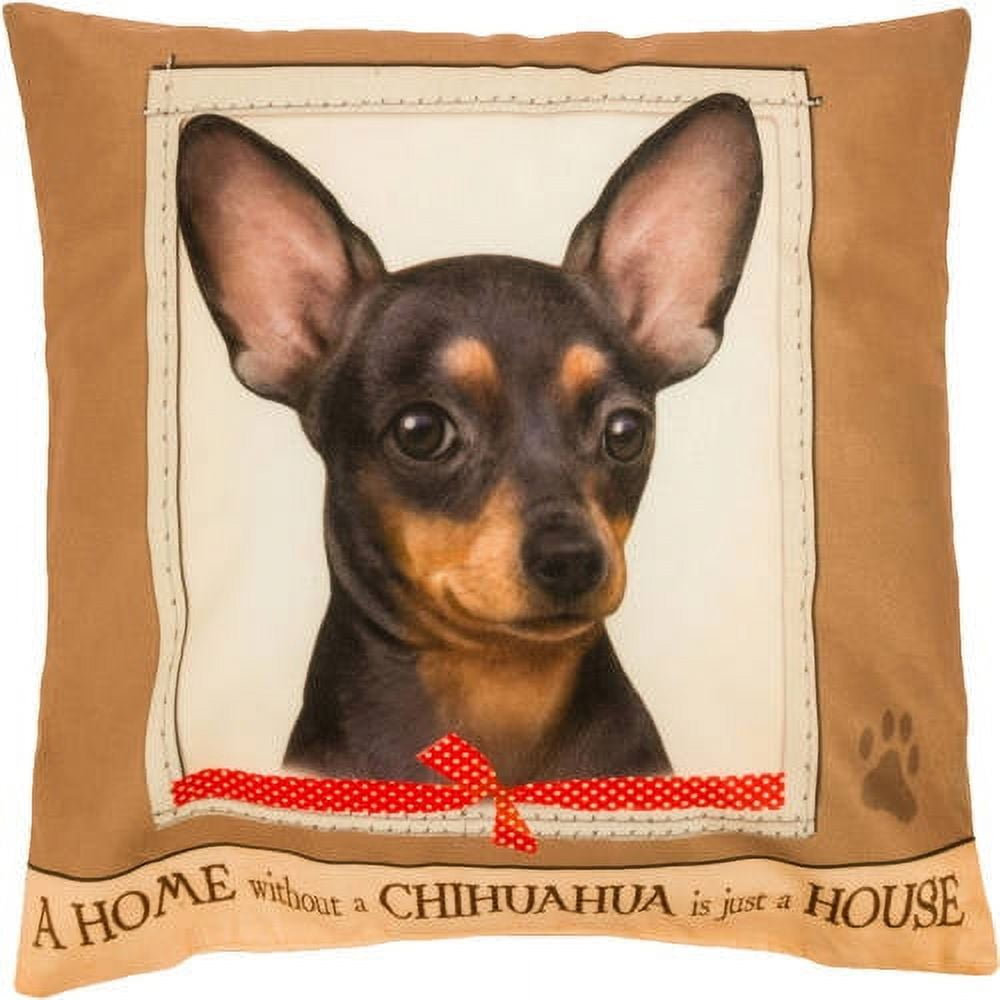 SUMACLIFE Cute Dog Collection Decorative Pillow Cushion for Bed Sofa Couch Car 15 x 15