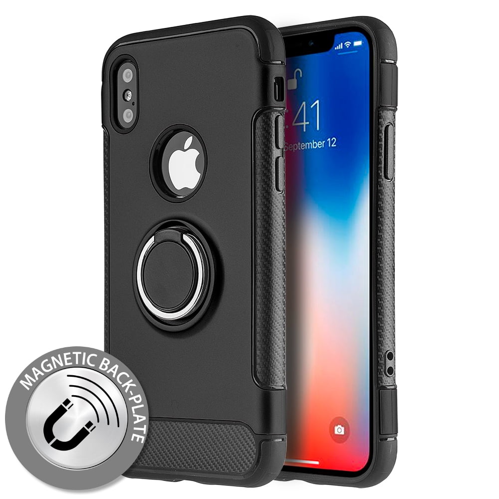 SUMACLIFE Protective Sports Hybrid Stand Case for Apple iPhone X (Exact Perfect Fit)