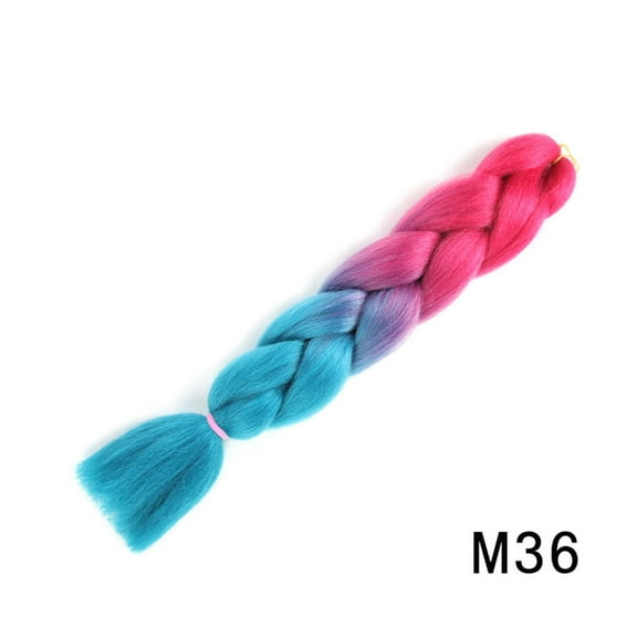 SUMDUINO 24 Inch Braiding Hair Extensions High Temperature Synthetic Fibre, Pre Stretched Braiding Hair For Women,Wigs Natural