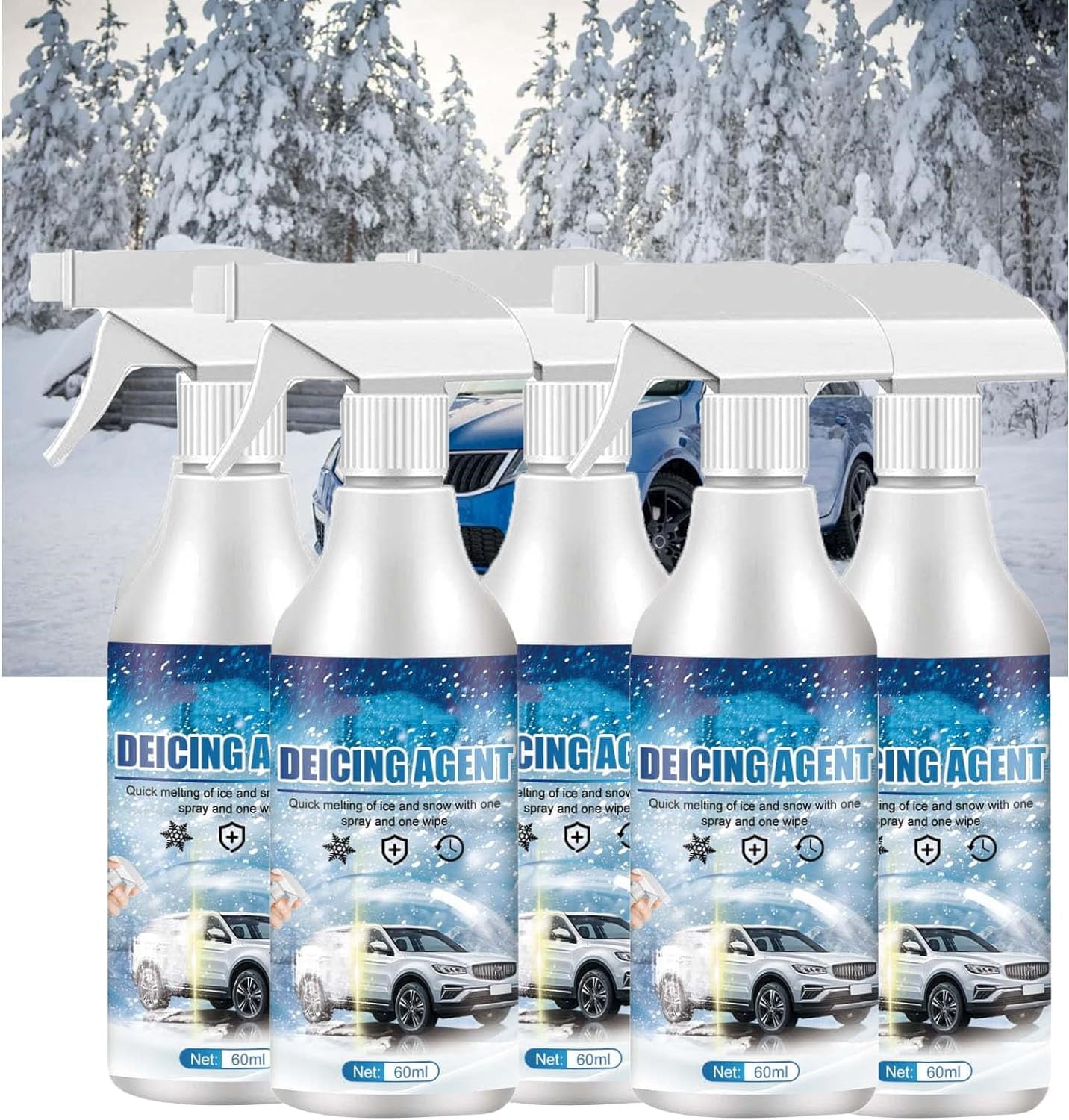 SUMDUINO De Icer For Car Windshield, Auto Windshield Deicing Spray