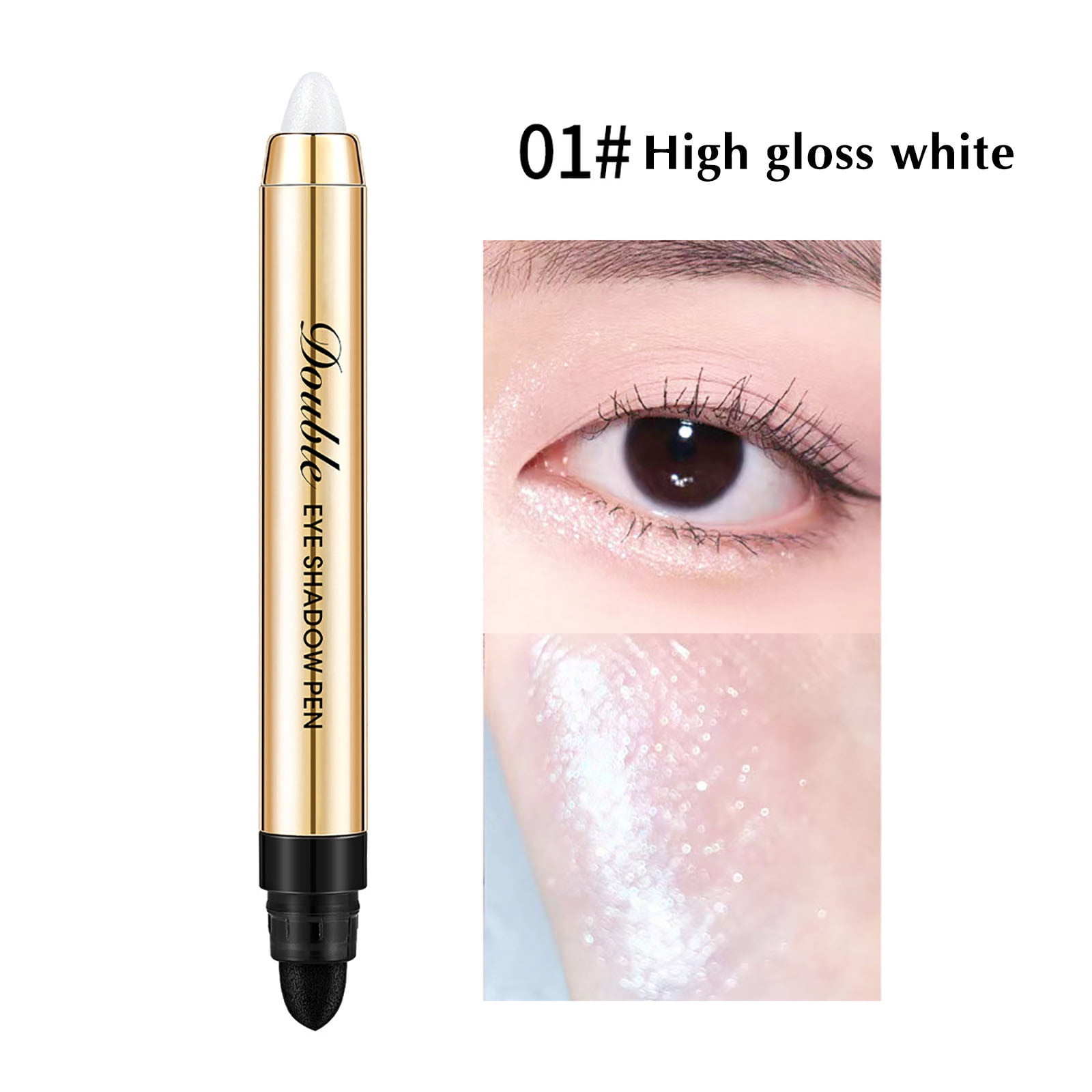 SUMDUINO Double Head Eye Shadow Stick, Pearl Light, Fine , Three ...