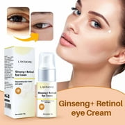 SUMDUINO Ginseng Eye Essence Repairs And Tightens Pouch Fine Lines, Moisturizes, Moisturizes And Reduces Dark Circles，30ml, Gentle Formula