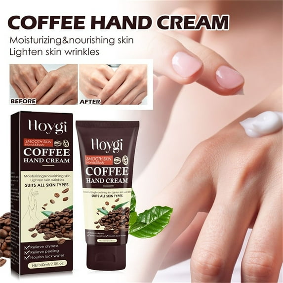 SUMDUINO Hand Cream for Dry Cracked Hands, Coffe Hand Cream For Dry Rough Cracked Hands,Moisturizing And Nourishing Your Hands,Preventing Your Hands From Cracking,Not Greasy