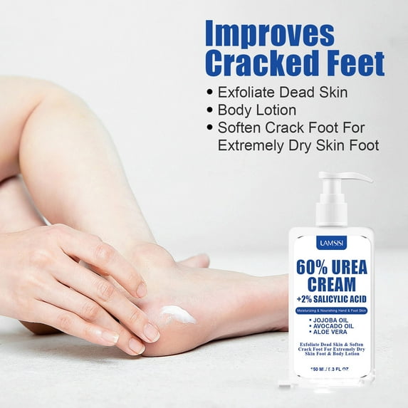 SUMDUINO Hand Cream for Dry Cracked Hands, Hand And Foot Protection Urea Cream Softens Keratin Removes Dead Skin From Heels And Moisturizes