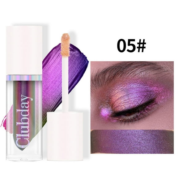 SUMDUINO Liquid Glitter Eyeshadow 6 Colors Chameleons Eyeshadow Color Shifting Multichrome Eye Shadow High Pigmented Long Lasting And Smudges Proof 3.5ml - Cream Eye Shadow Pencil