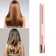 SUMDUINO Mini Purpose Curling Iron Portable USB Rechargeable Travel Curling Iron 2-in-1 Mini Curler Ceramic Mini Curling Iron Mini Curling Iron