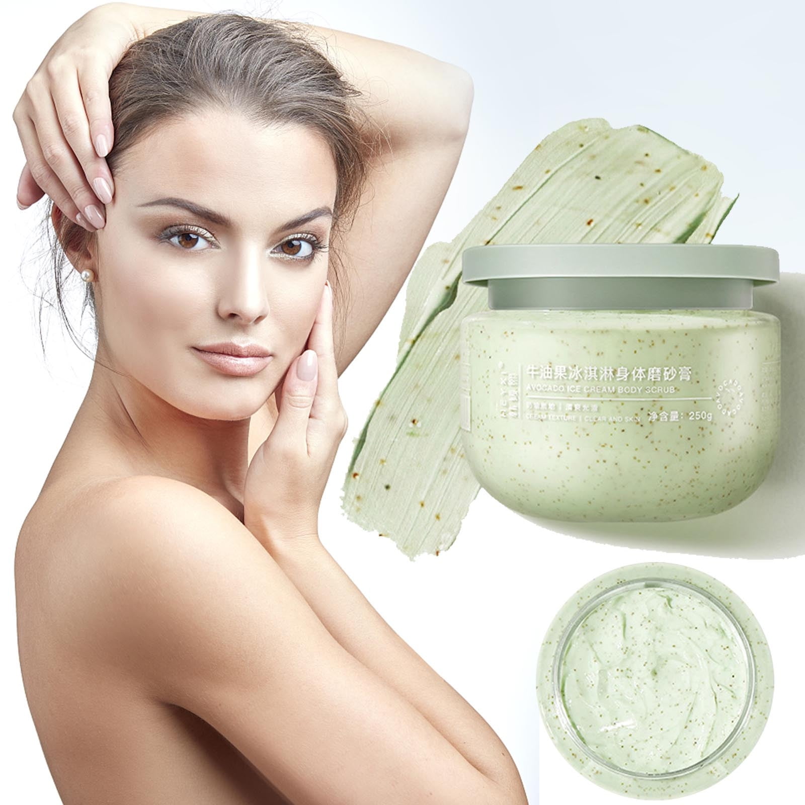 SUMDUINO Scrub Body Scrub Ice Cream Scrub Exfoliating Deep Body Scrub