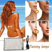 SUMDUINO Sun Indoor Tanning Lamp, Tanning Light, Portable Tanning Light, 45W,196LEDs, Complete Blue Tanning Lamps For Face And Body, Body And Face Tanning, Face Beauty Device