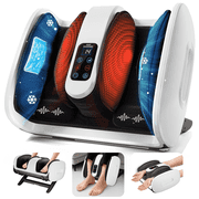 Laxodor Shiatsu Foot Massager with Heat & Ice Therapy, FSA/HSA Eligible, Suitable for Multiple Occasions, Perfect Gift Choice, White