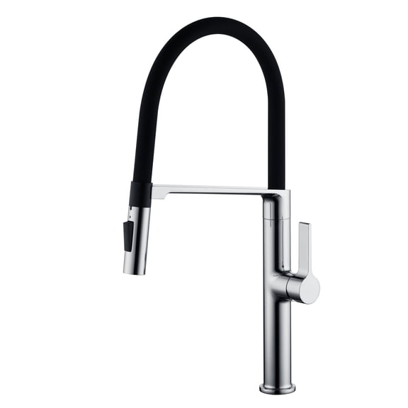 Sumerain Pull Down Kitchen Faucet with Sprayer, Single Handle Single Hole, Magnetic Docking, Chrome