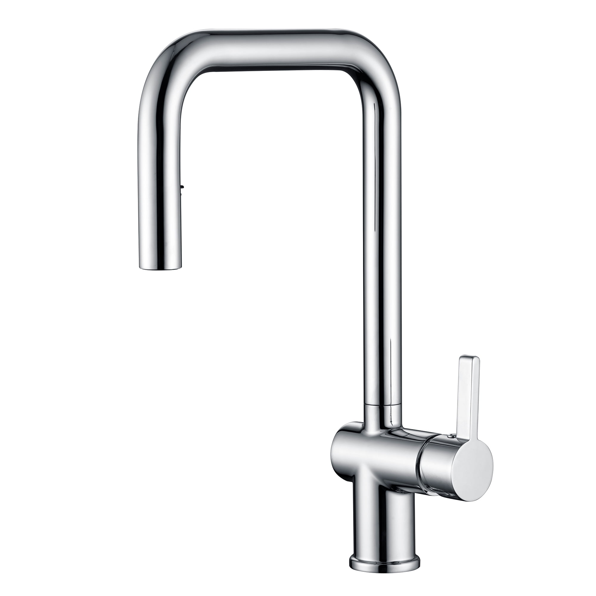 SUMERAIN Pull Down Sprayer Kitchen Faucet with Single Handle, Stainless Steel Lead Free Kitchen Sink Faucet, Chrome Finish
