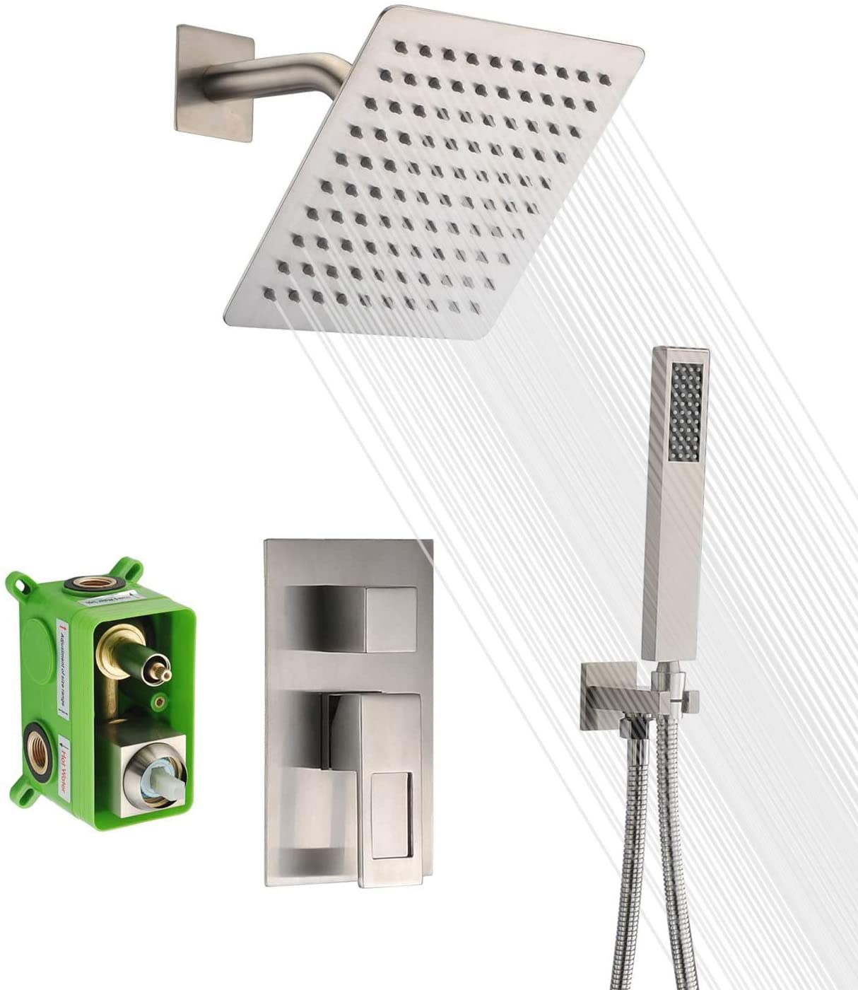 Kingston Brass KPK107P Trimscape Plumbing Supply Kit Combo, Brushed ...