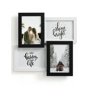 SUMGAR Collage Picture Frames, 4x6 Picture Frames Collage for Wall Decor, Photo Collage Frame for Gallery, Multi Family Picture Frame Set Black and White