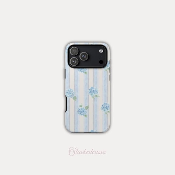 SUMMER HYDRANGEAS Protective Phone Case for iPhone 11 12 13 14 15 16 17 Pro Max