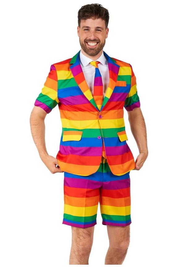 Men's Summer Suits SUMMER Rainbow - XXL Multicolor