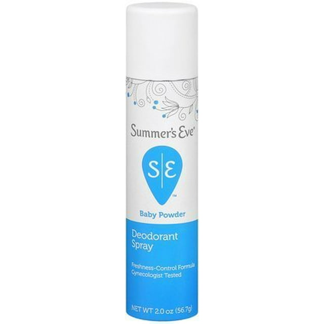 SUMMER'S EVE Feminine Deodorant SprayBaby Powder2 oz, 2 ct (Quantity