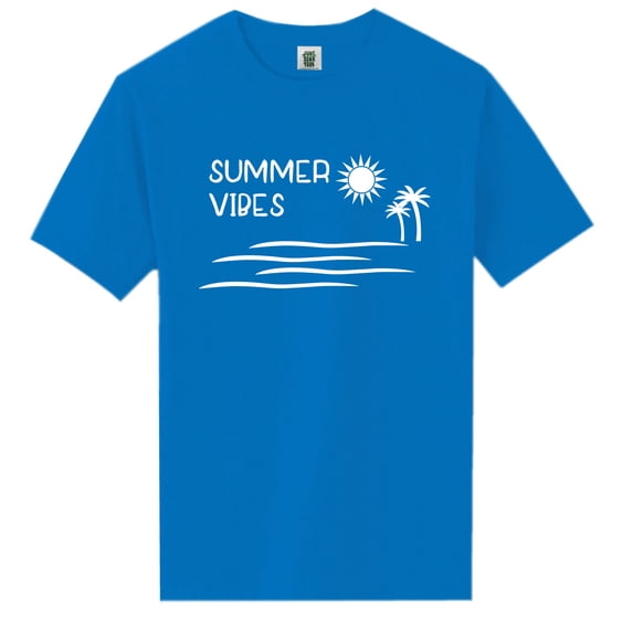 SUMMER VIBES Short Sleeve Neon Tee