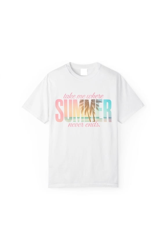 SUMMER VIBES TEE, UNISEX BEACH T-SHIRT, VACATION CASUAL APPAREL GIFT