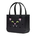 thumbnail image 1 of SUMMERWEEN SPOOKY BEACH TOTE EVA Hole Bag Halloween Ghost Pumpkin Design Waterproof Quick Drying Travel Tote For Pool Beach And Vacation, 1 of 5