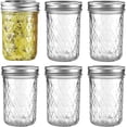thumbnail image 1 of SUMMIT - 12oz/350ml Mason Jars with Airtight Lids Glass Canning Jars with Regular Lids Spice Jars Honey Jars for Yogurt,Jam,Spice,Overnight Oats Canning, Preserving,Decorations,Jelly,6 Pack (12oz), 1 of 13