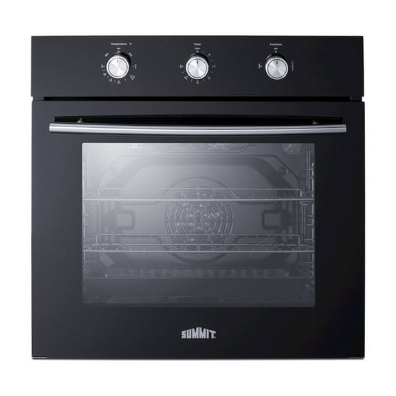 SUMMIT 24" Wide Gas Wall Oven