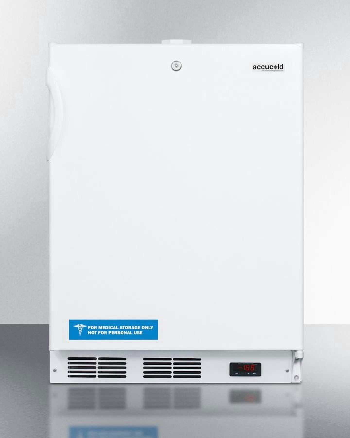 Accucold ACF48WADA 3.1 cu. ft. Built-in ADA Height Frost Free Freezer for Scientific Markets