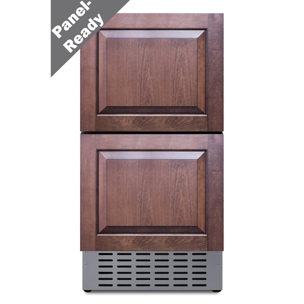 18" wide indoor/outdoor drawer refrigerator in stainless steel