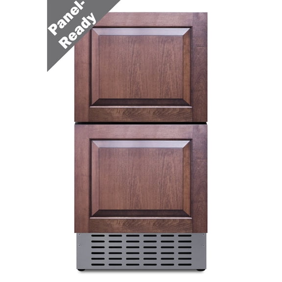 18" wide indoor/outdoor drawer refrigerator in stainless steel