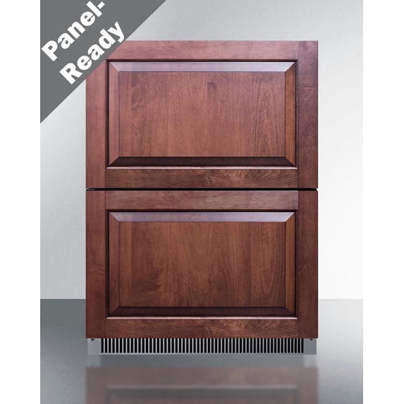 Summit 24" Wide ADA Compliant 2-Drawer All-Refrigerator - Panel Ready