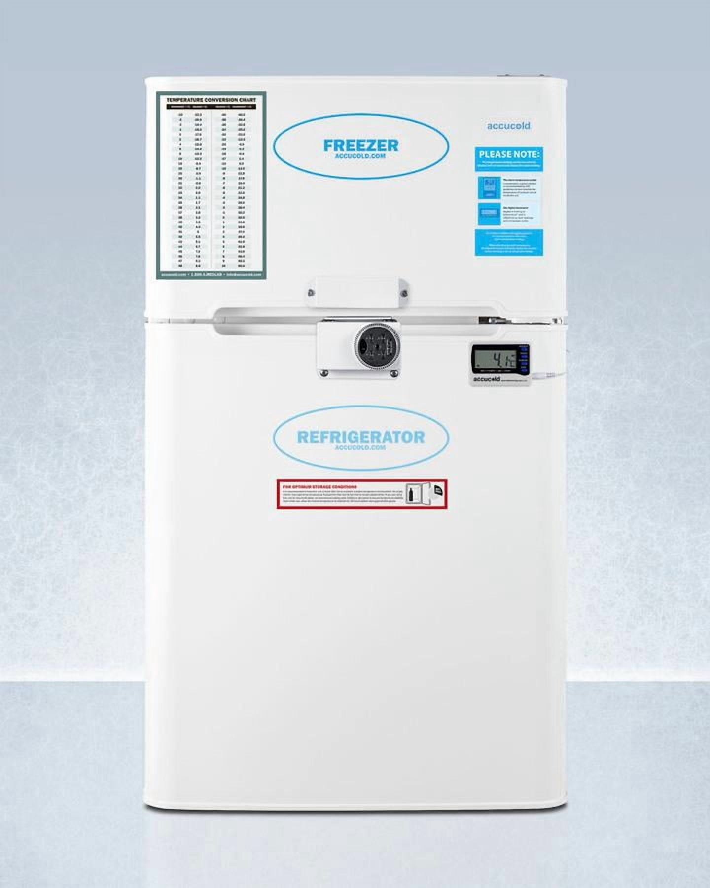 Summit Appliance AGP34RFLCALADA 19 in. Wide ADA Height General Purpose Refrigerator-Freezer, White