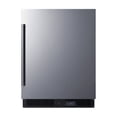 thumbnail image 1 of 24" Wide Built-In All-Freezer, ADA Compliant, Stainless Steel/Black, 1 of 5
