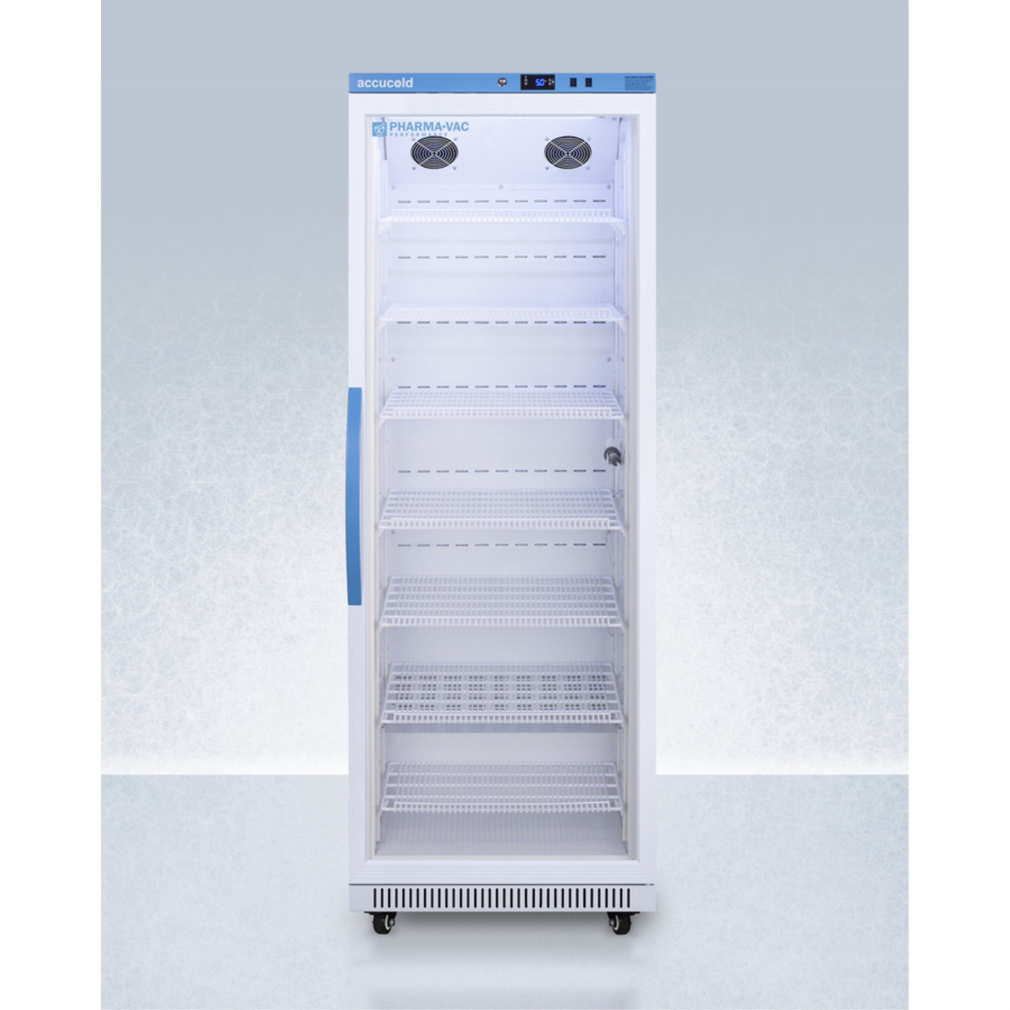 Accucold ARG18PV Upright Vaccine Refrigerator, 18 Cu.Ft., Single Glass Door, +2 to +8ºC