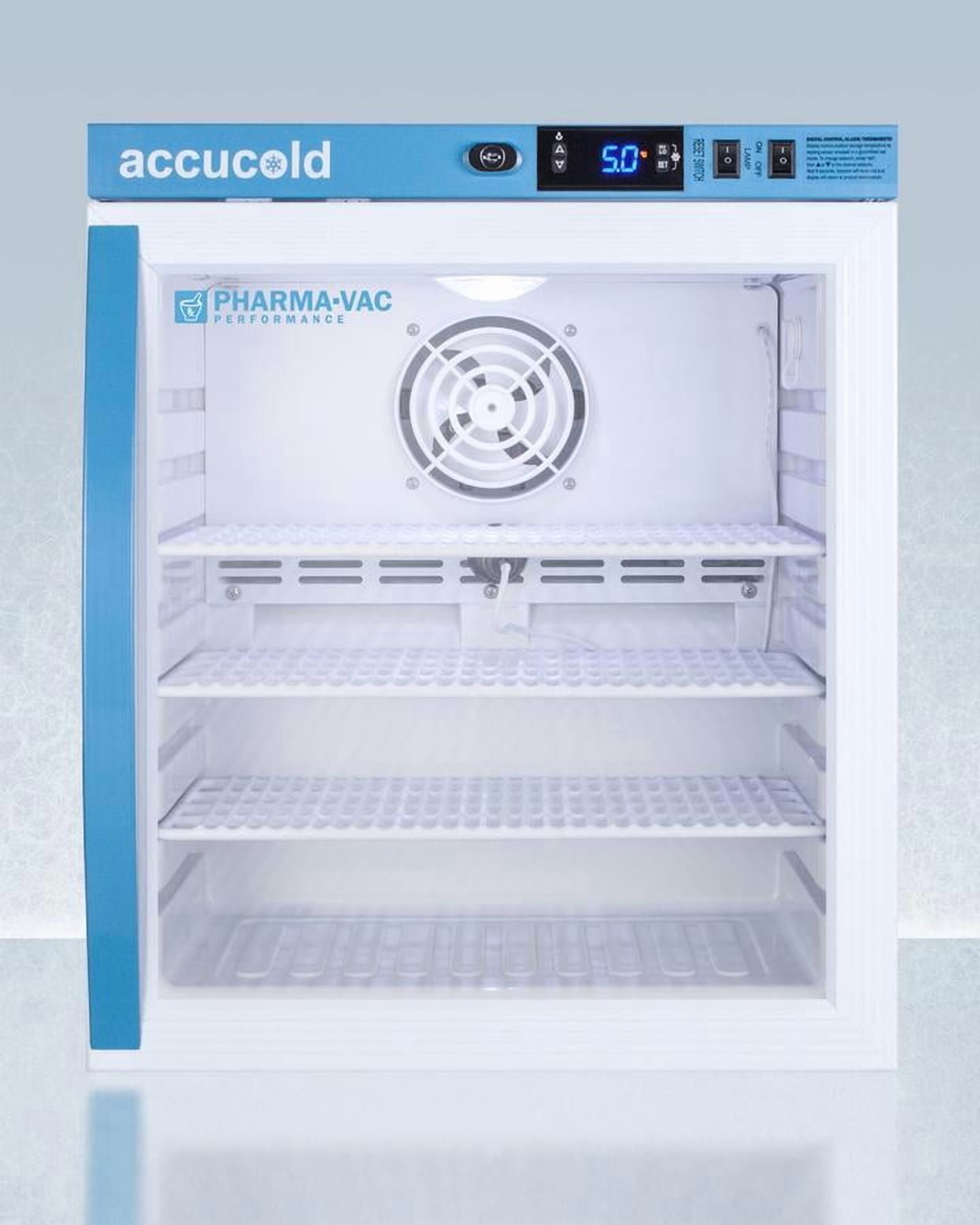 Accucold 1 Cu.Ft. Compact Vaccine Refrigerator with Antimicrobial Handle