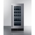 thumbnail image 1 of 18" deep 15" wide undercounter ADA height wine cellar, 1 of 5