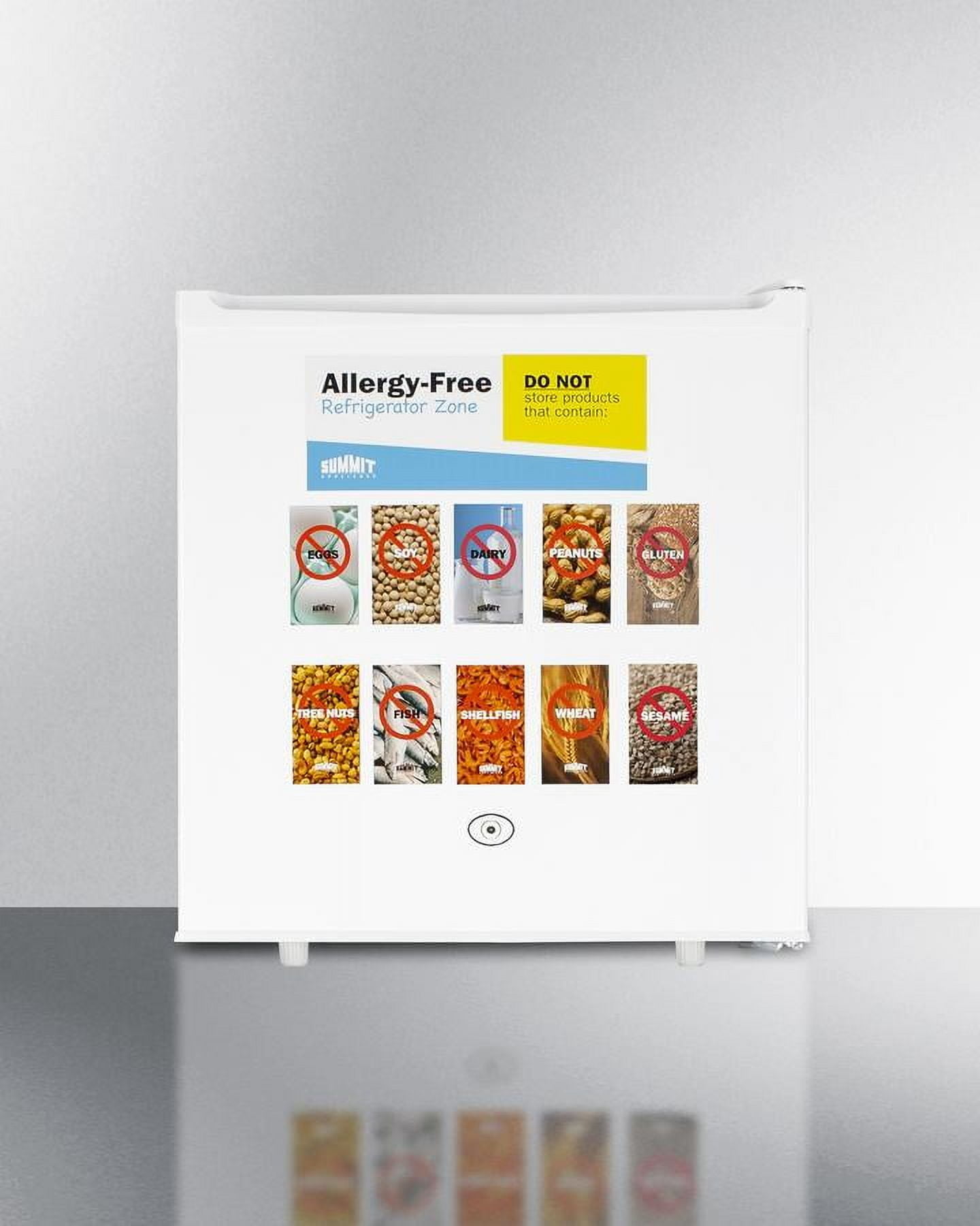 Summit AZAR2W 19" Wide Allergy-Free All-Refrigerator