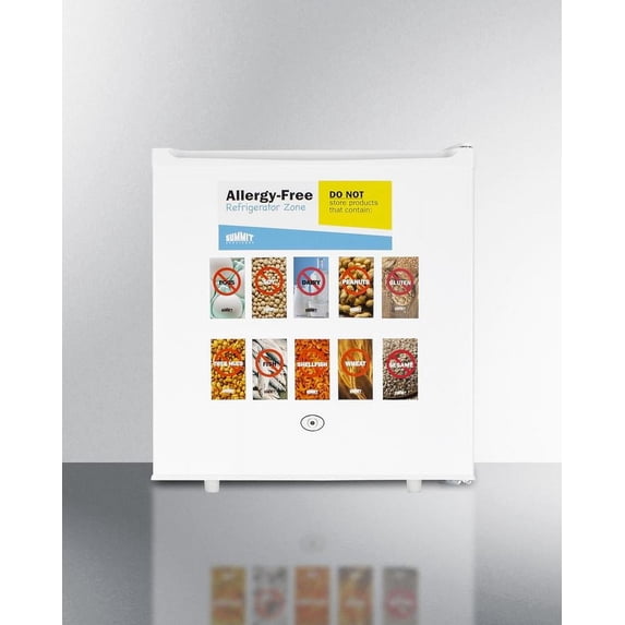 Summit AZAR2W 19" Wide Allergy-Free All-Refrigerator