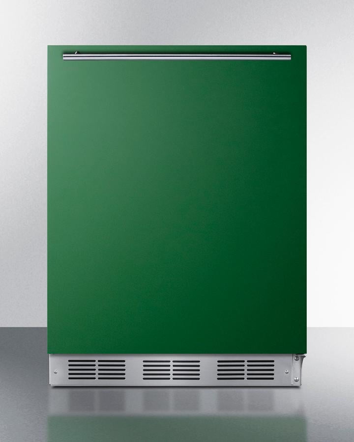 24 Inches Wide Refrigerator-Freezer, Green