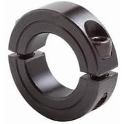 SUMMIT COLLARS C2-200 CB2-200 2" ID Double Split Clamping Shaft Collar   Heavy-Duty Black Oxide Steel for Industrial, Agricultural, and Mechanical Applications