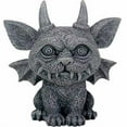 thumbnail image 1 of SUMMIT COLLECTION 3.25 Inch Medieval Dark Grey Winged Gothic Gargoyle Guardian Bast Desk and Shelf Decoration, 1 of 3