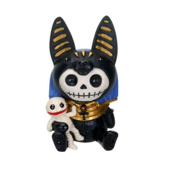 SUMMIT COLLECTION Furrybones Anubis Signature Skeleton in Egyptian Costume with Mummy Buddy