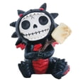 thumbnail image 1 of SUMMIT COLLECTION Furrybones Scorchie Signature Skeleton in Black Dragon Costume Holding Stick of Roasted Marshmallow, 1 of 1
