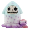 thumbnail image 1 of SUMMIT COLLECTION Furrybones Squeed Signature Skeleton in Squid Costume with Tiny Jelly Fish, 1 of 1