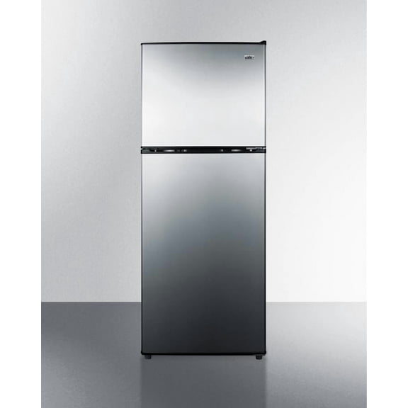 22" Wide Refrigerator-Freezer, Stainless Steel