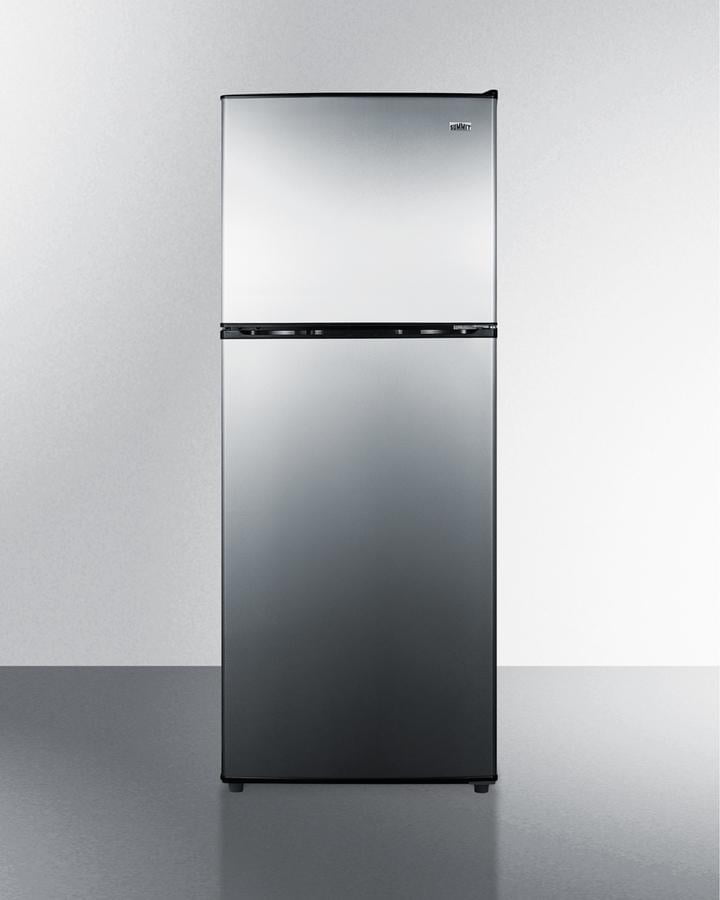 Summit 22" Stainless Steel Top Mount Refrigerator-Freezer