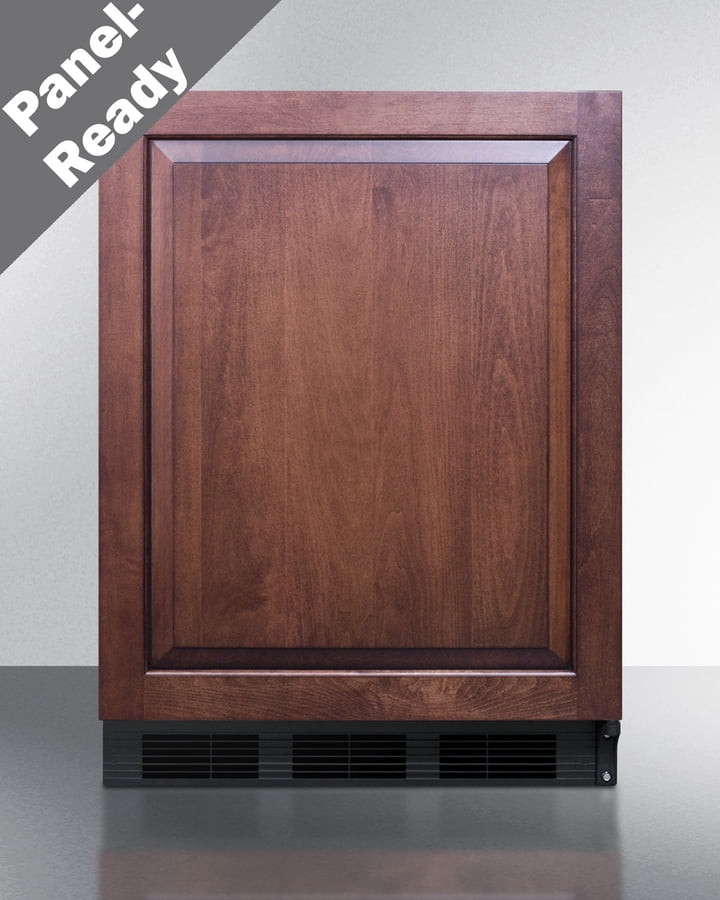 Summit Ct663bkbiif 24 Inches Wide 5.1 Cu. Ft. Panel Ready Compact Refrigerator Freezer Combo -