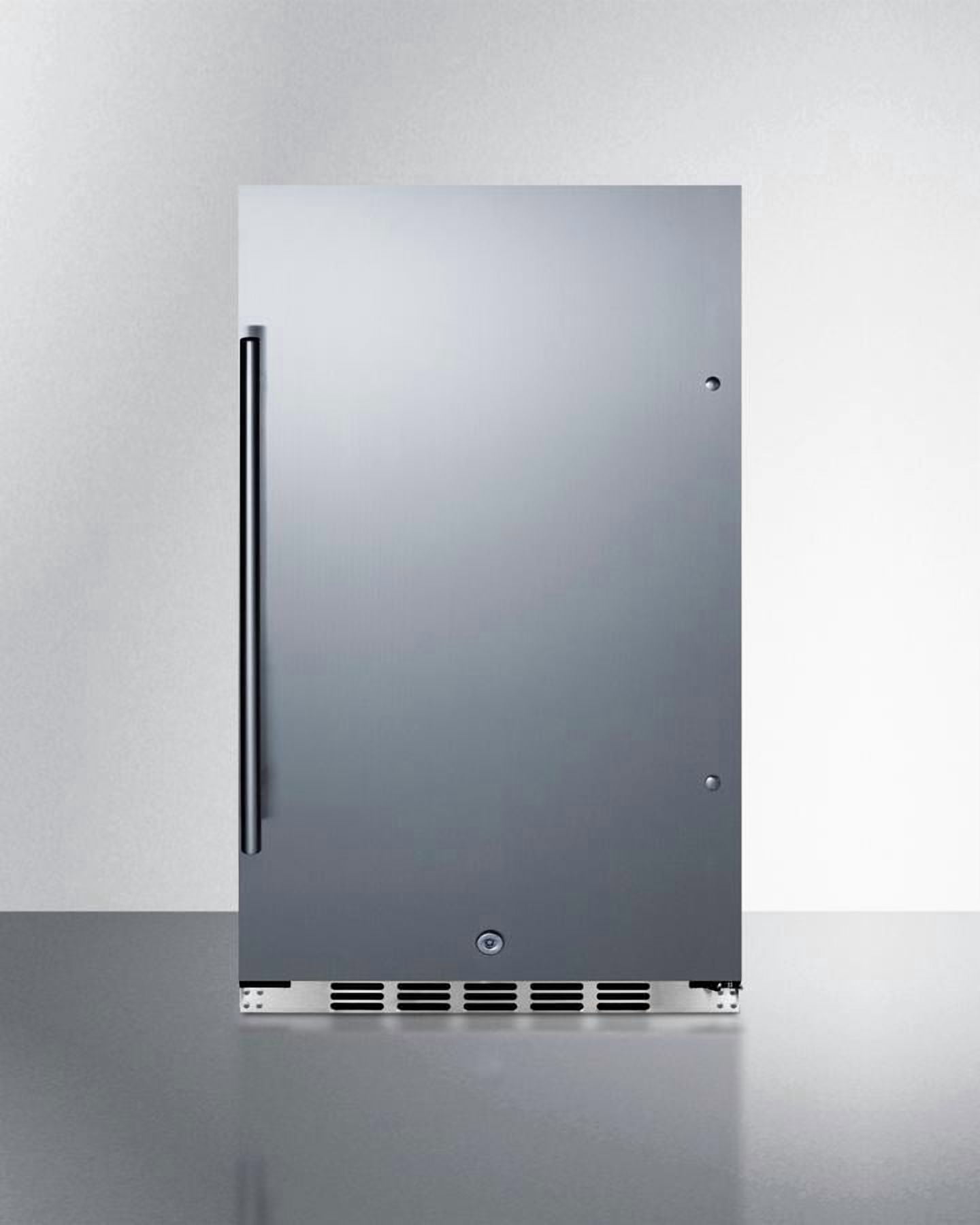 19" wide shallow depth built-in undercounter all-refrigerator